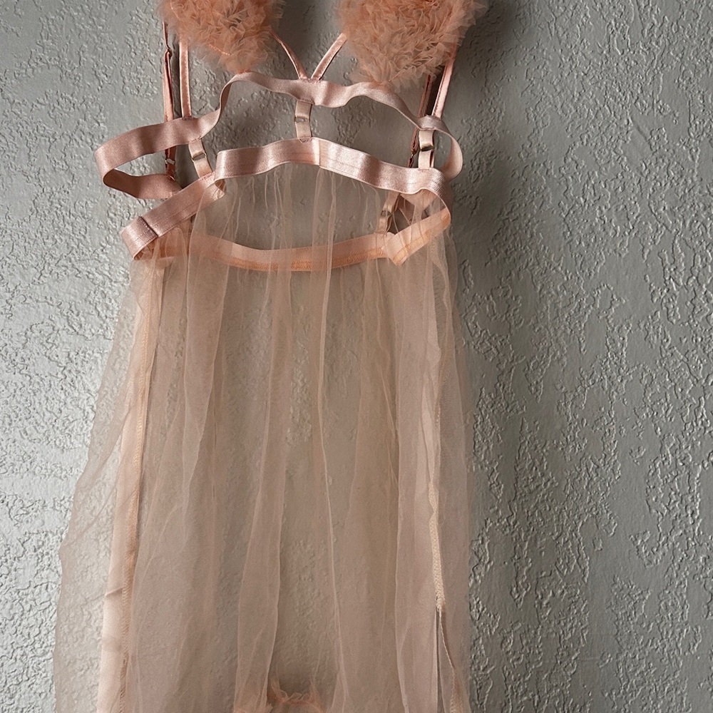 Amazon Blush Sheer Chemise